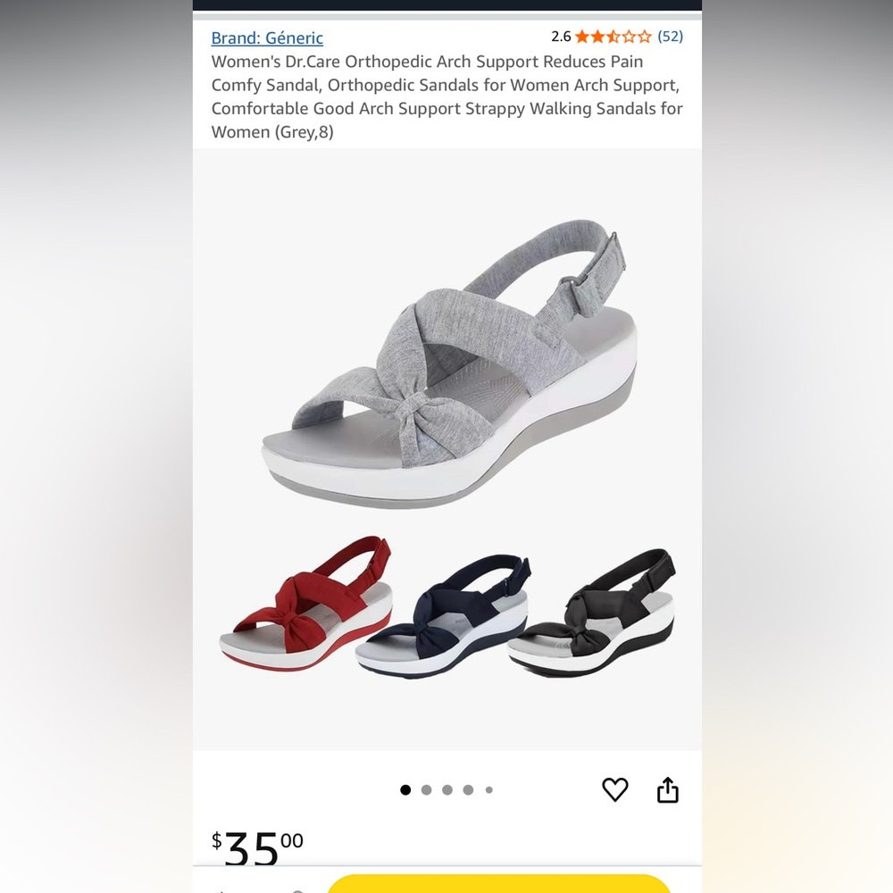 Women's Orthopedic Sandals - Gray no tags cuz they came in a bag never worn